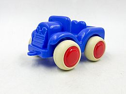 Ретро синя кола кабрио