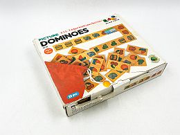 Масивно дървено домино голямо