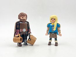 Playmobil момиче и момче