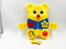 Голям мечо дрънкалка образователен