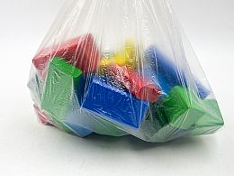 Дървен цветен конструктор