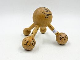 Дървено лице с крака