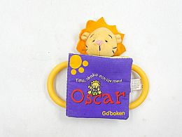 Мека книжка лъвче с дръжки