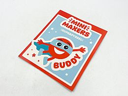 НОВО книжка за оцветяване Боди червена