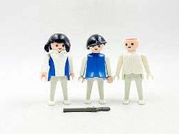 Playmobil човечета бяло синьо