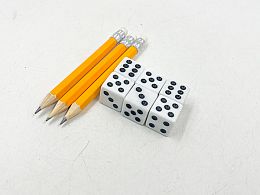 Зарчета 6 бр и моливи