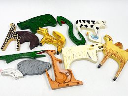 Масивни дървени животни 