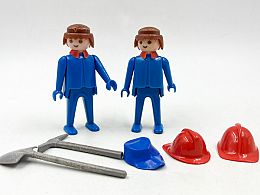 Playmobil човечета в синьо