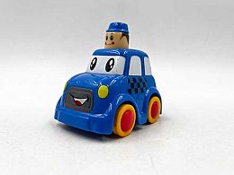 Такси синьо с човек и механизъм