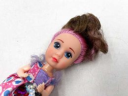 Кукла кексче розова ароматна коса и лутурки