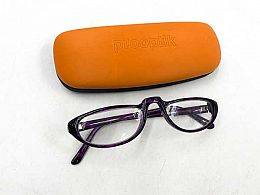 Очила лилави с диоптър + 1 в оранж кутия