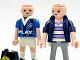 Playmobil човечета и вагон