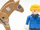 Playmobil човечета и кон