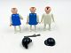 Playmobil човечета бяло синьо
