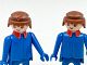 Playmobil човечета в синьо