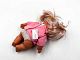 Бузеста кукла в розова блуза